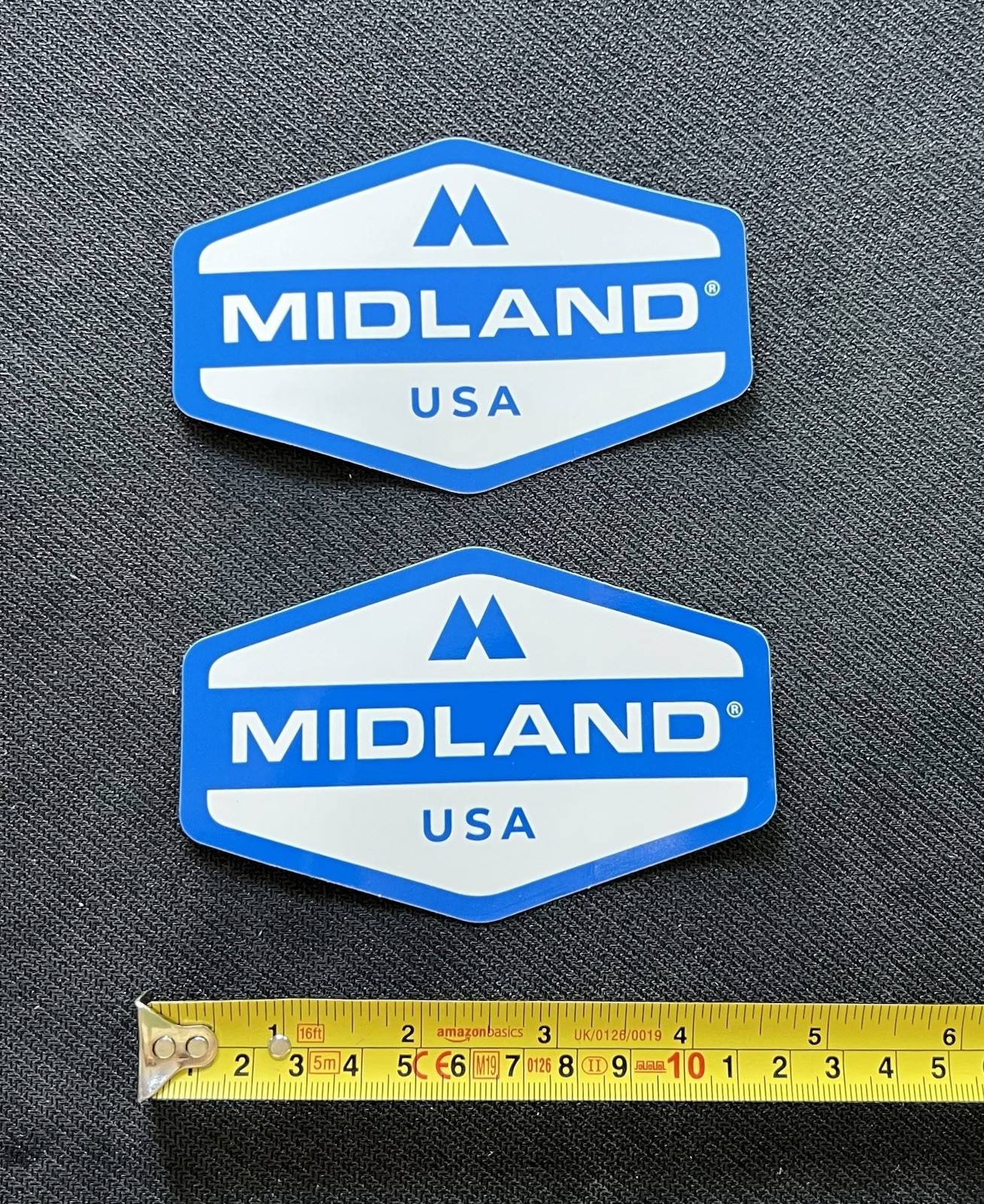 2 MIDLAND RADIOS decals stickers offroad racing adventure overland camping rv