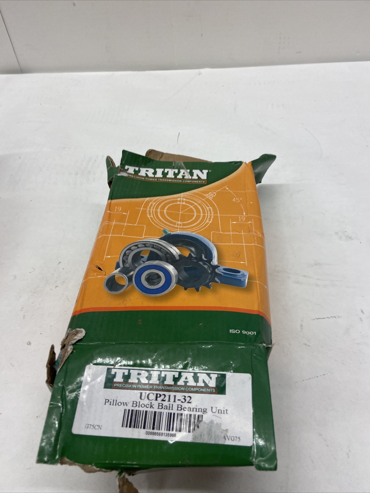 TRITAN Pillow Block Bearing, Ball, 2" Bore UCP211-32
