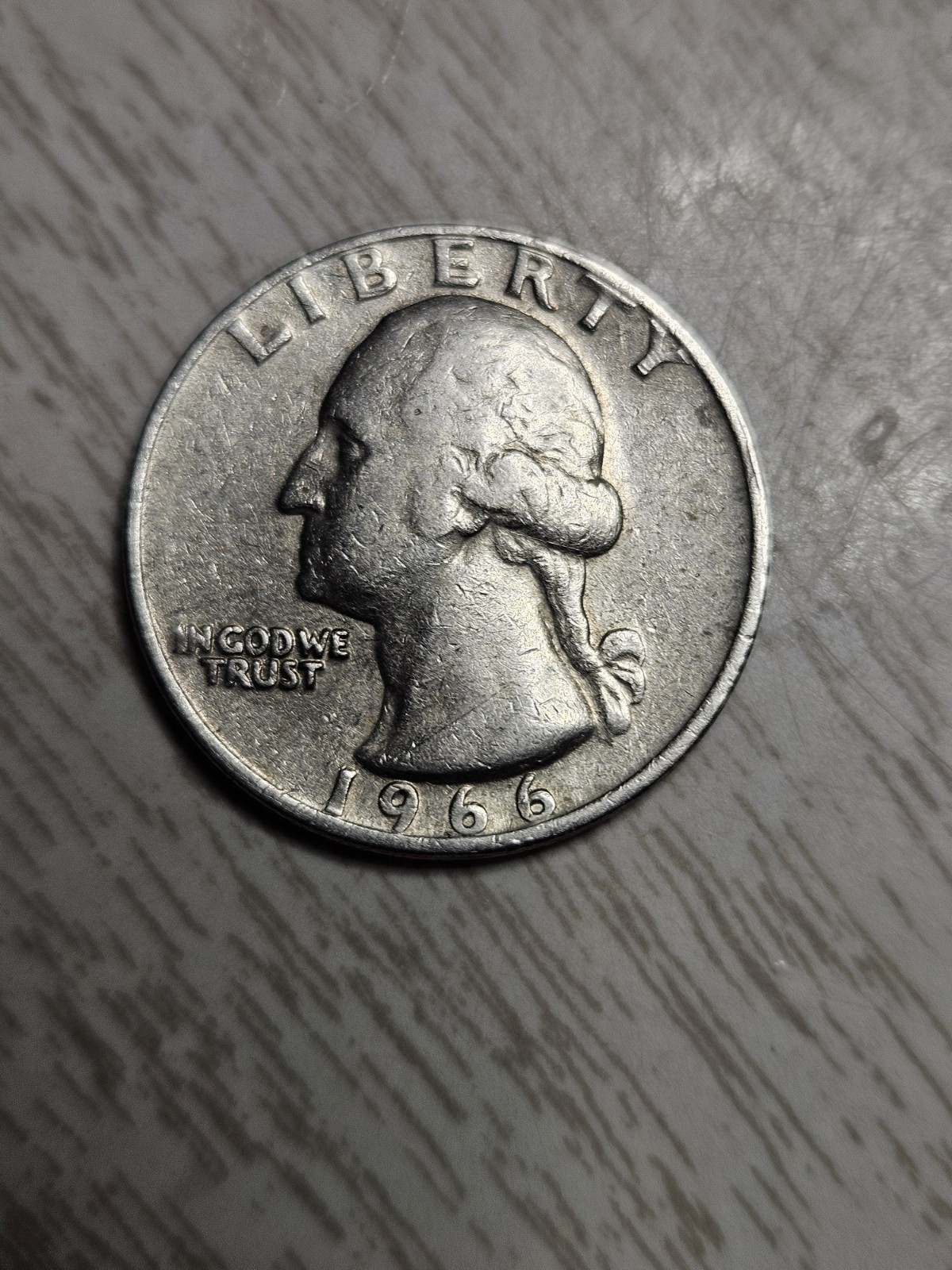 1966 No Mint Mark, Spacing Errors, “A” Filled On Back Filled In, No Ridges