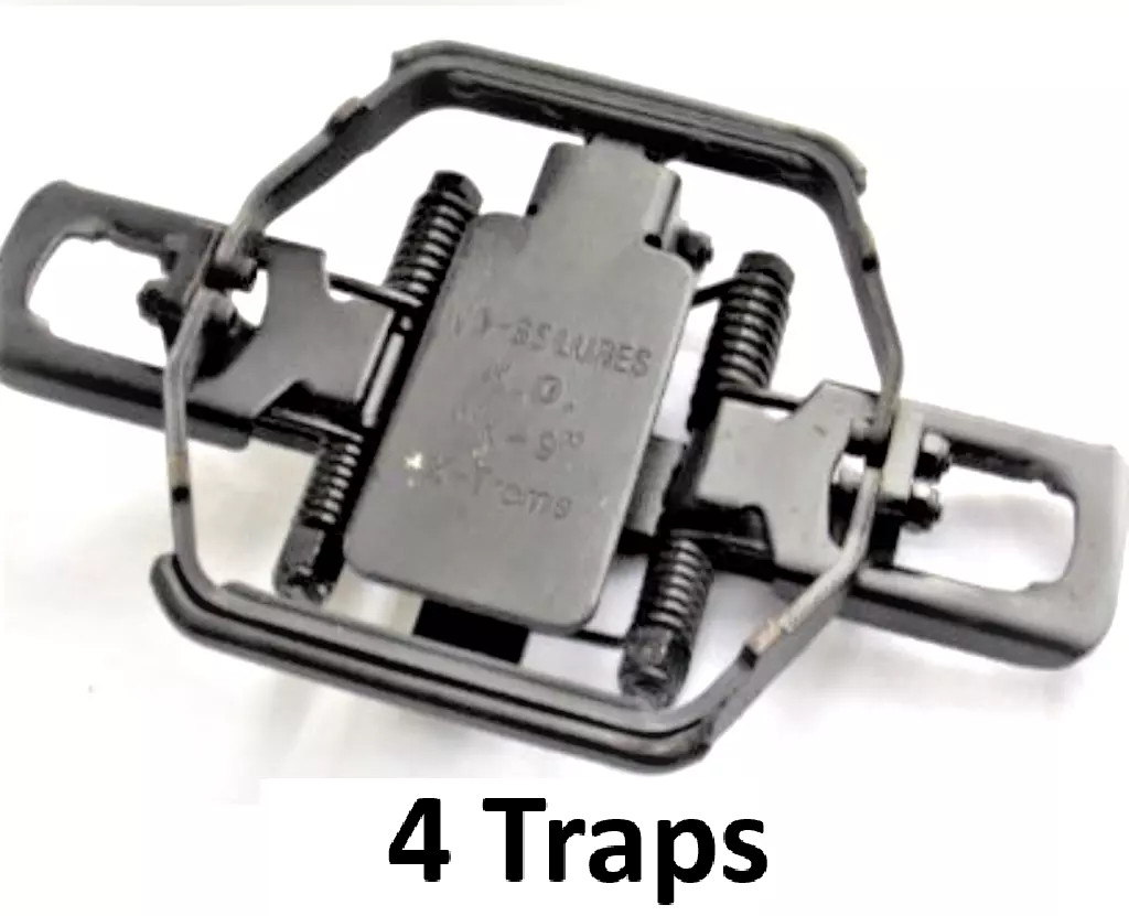 4 No BS KO K-9 X-Treme Coyote Trap Offset Jaws Extreme Trapping Supplies 4 Traps