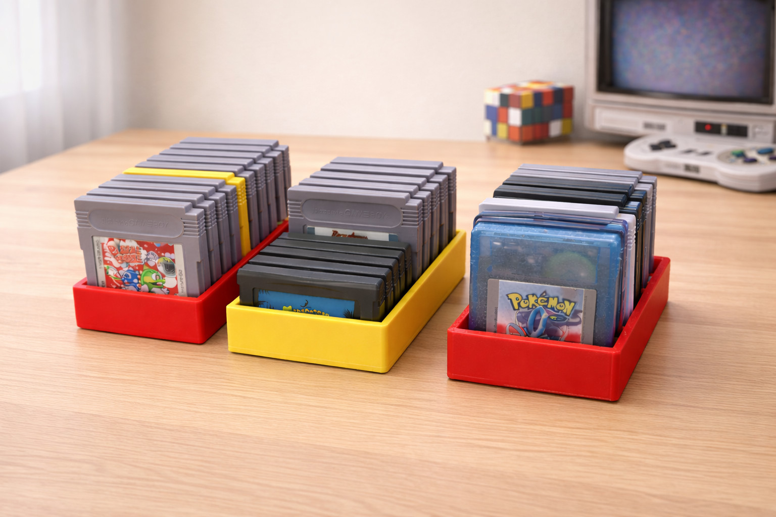 Game Boy Cartridge Holder – 10 Slot Organizer for GB, GBC & GBA