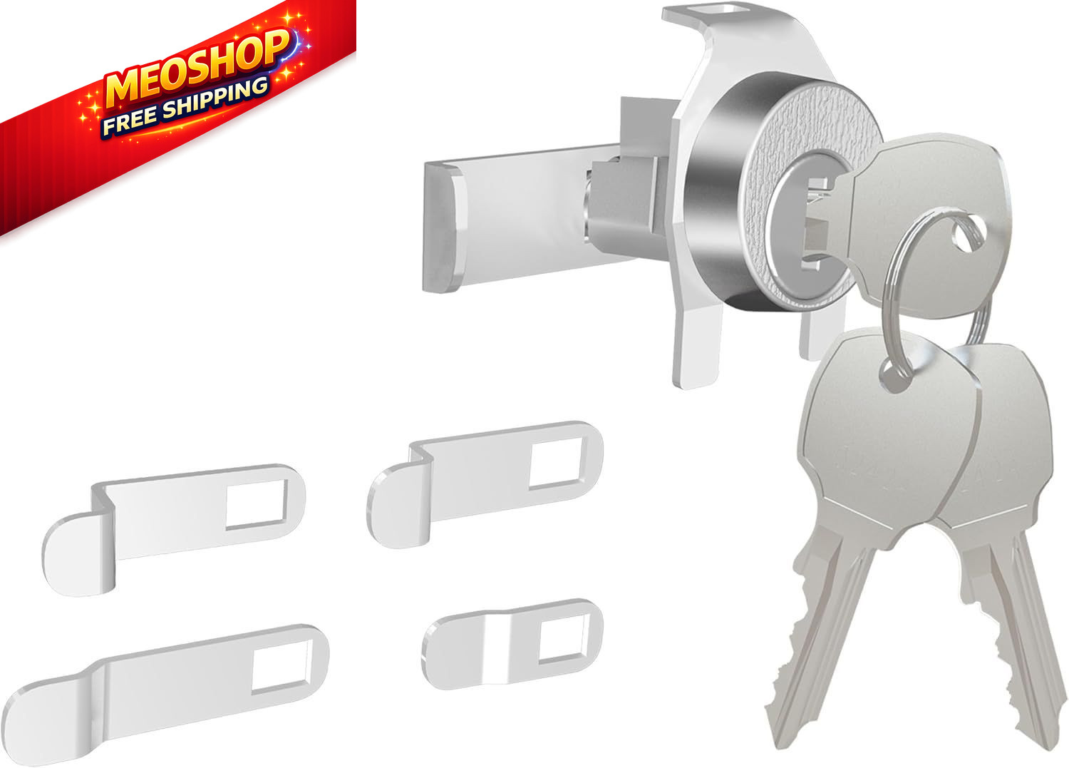 1 Pack L-1172C Mailbox Lock Replacement C9100 Key with 3 ‎Silver