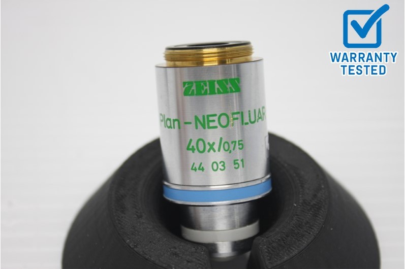 Zeiss Plan-NEOFLUAR 40x/0.75 Ph2 Microscope Objective 44 03 51 Unit 19
