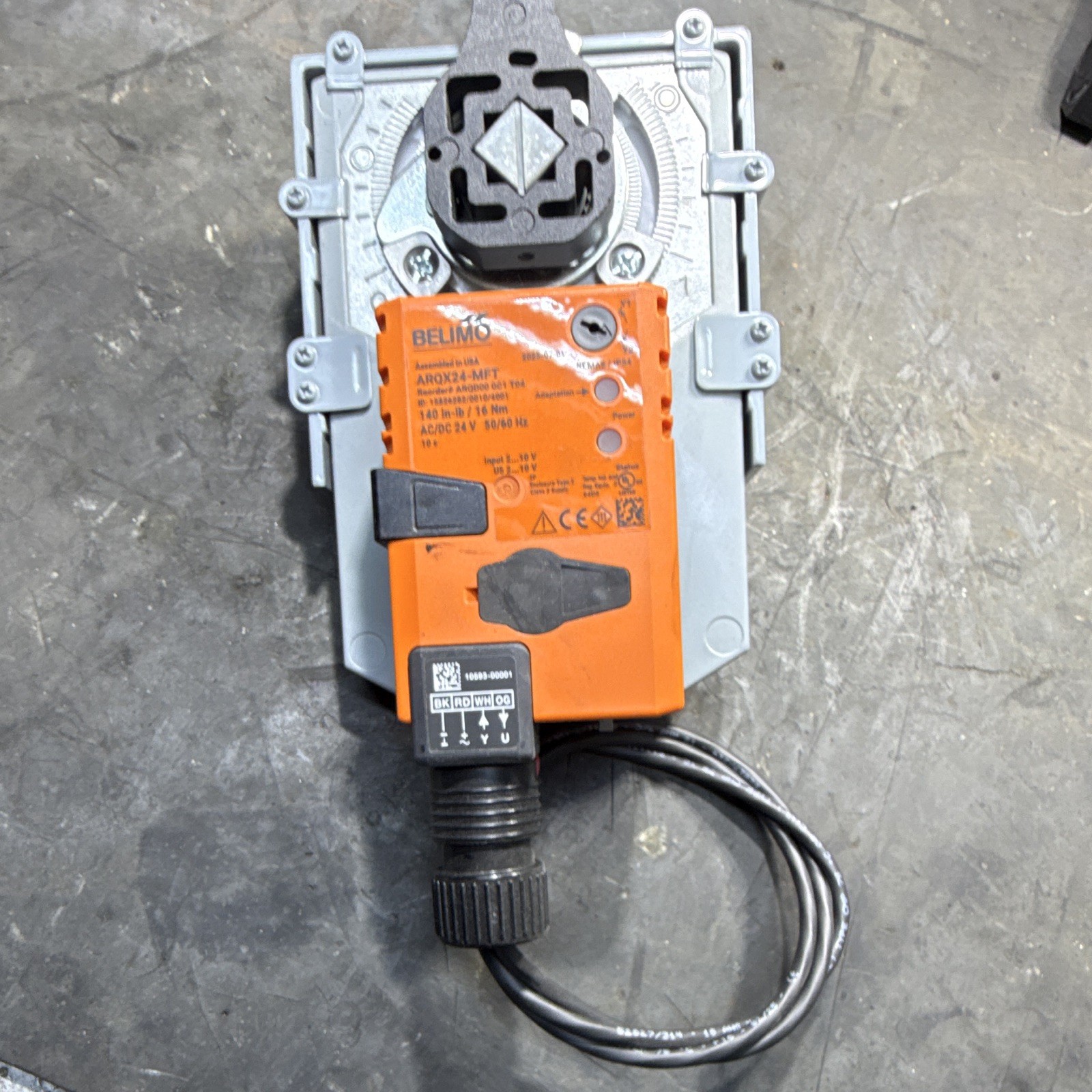 Belimo ARX24-MFT HVAC Damper Actuator, Direct Mount, AC/DC 24V