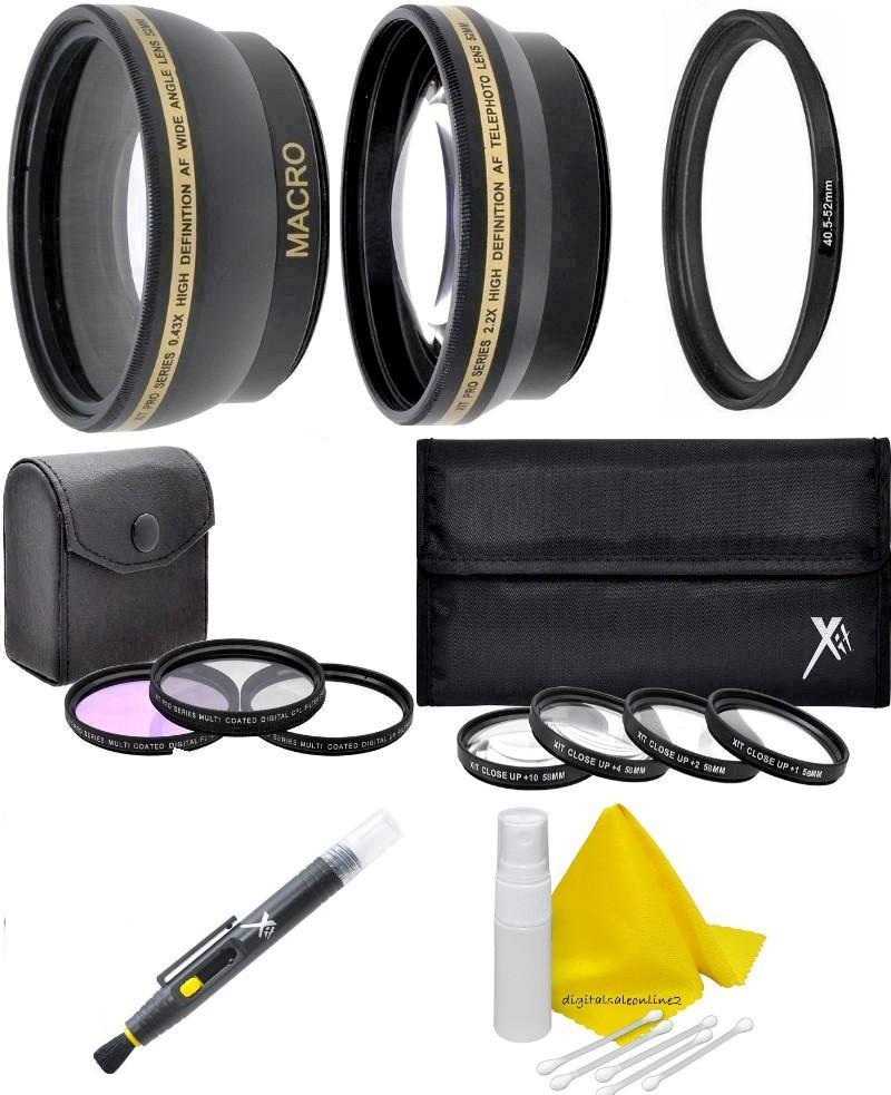 Lens Filter Kit (Wide, Tele, Filter Kit) For Sony Alpha A5000 A5100 A6000 A6300