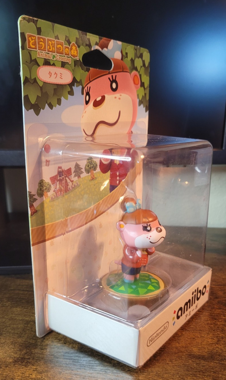 Animal Crossing Wired Controller Switch + Blathers Lottie Amiibo Bundle New Seal
