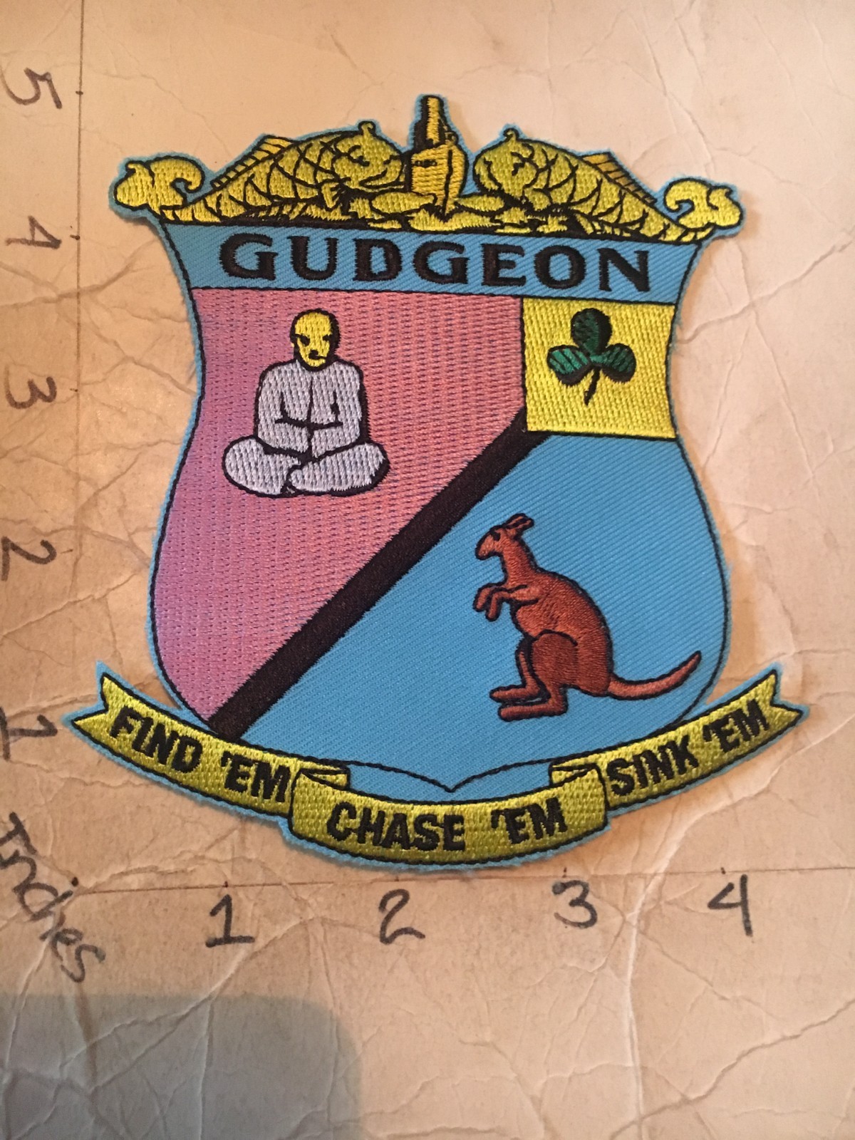 US NAVY USS Gudgeon SS-567 Submarine Patch 8/1/25 variant 2