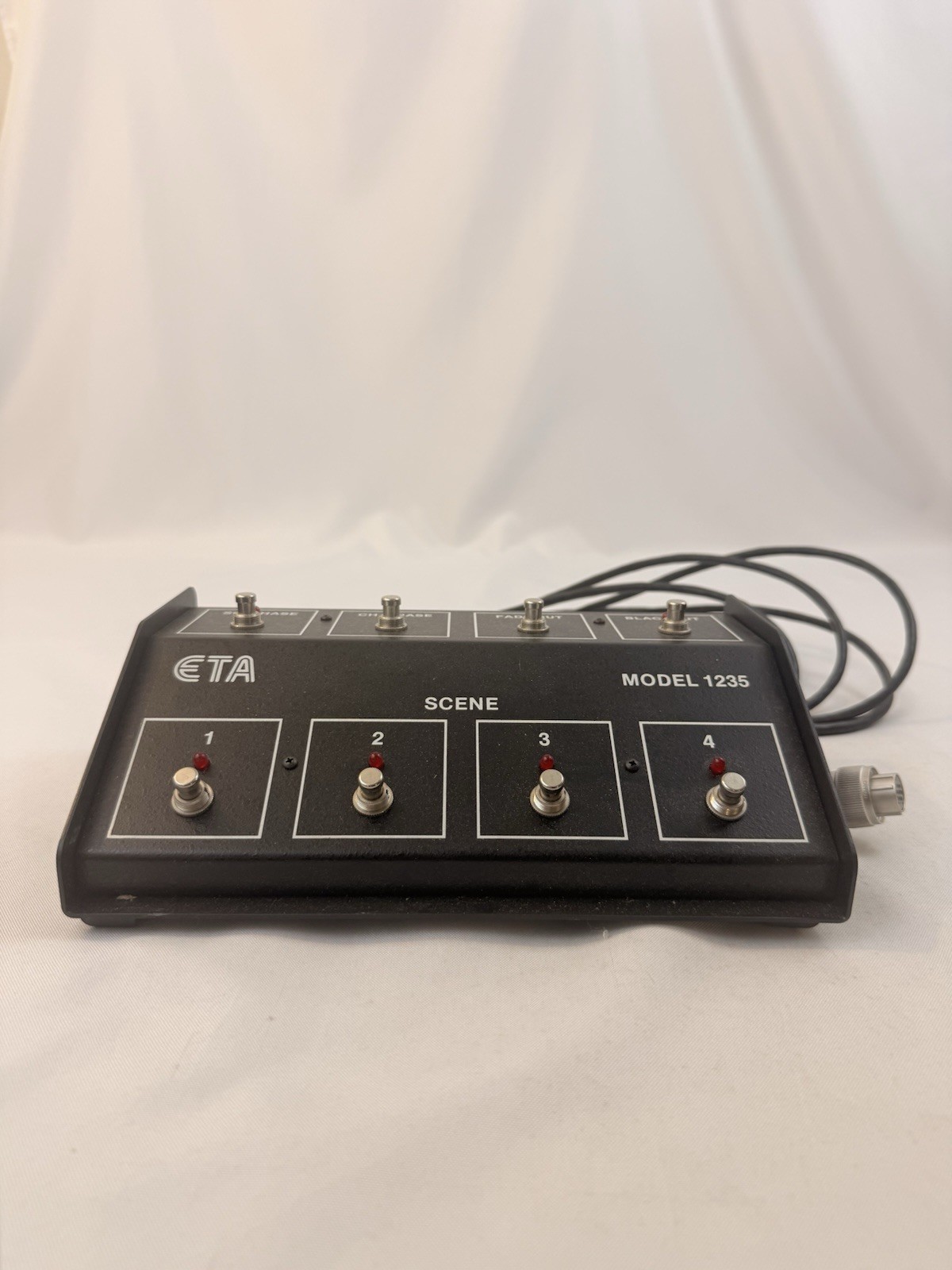 ETA Model 1235 Scene Footswitch Lighting Controller 4 Scene Chase Not Tested
