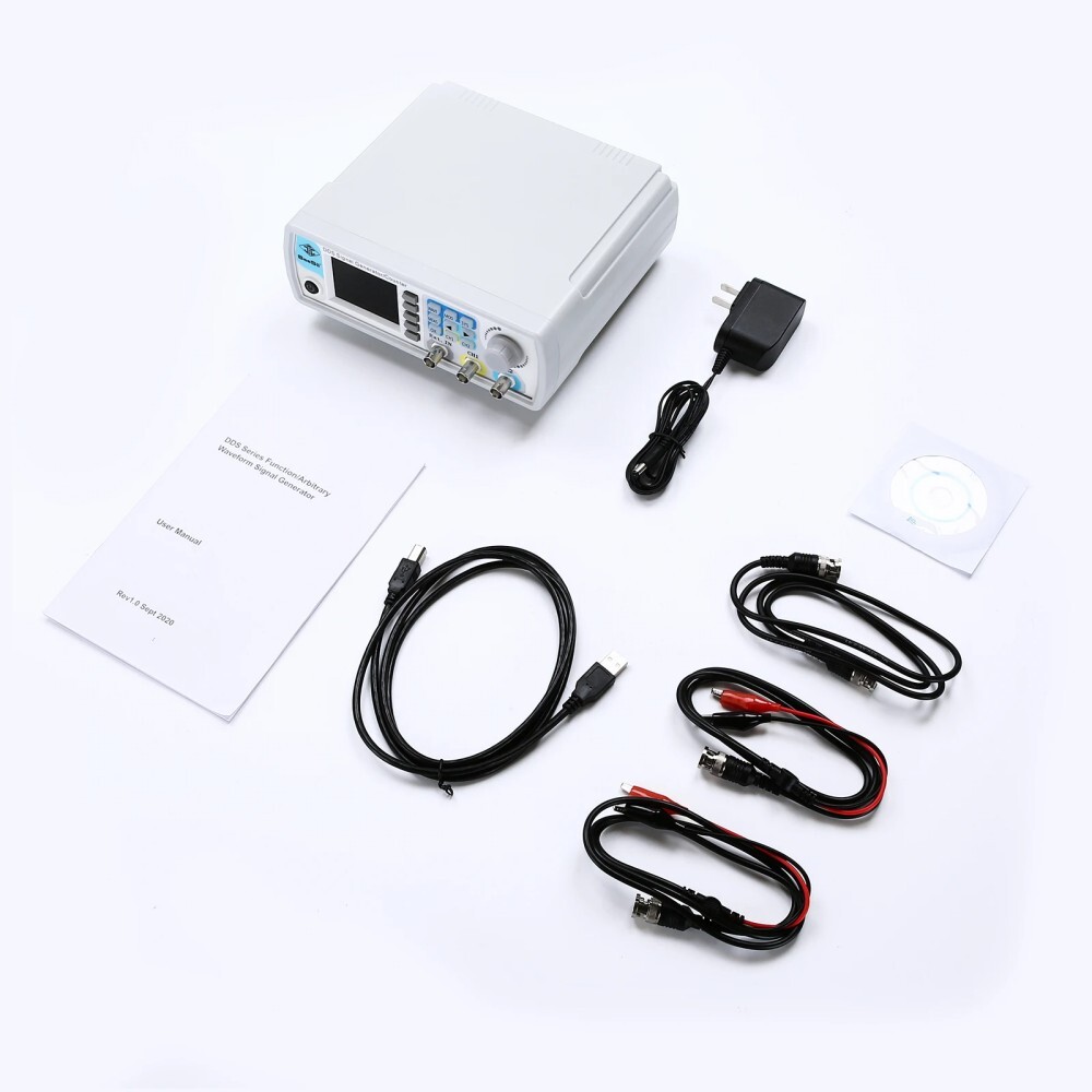 2.4'' LCD SeeSii 60MHz DDS Signal Generator Counter 200MSa/s Function Generator