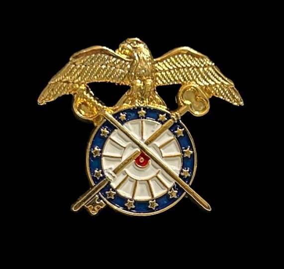 US Army Quartermaster Pin (P32-2) Fast Free Tracked Shipping