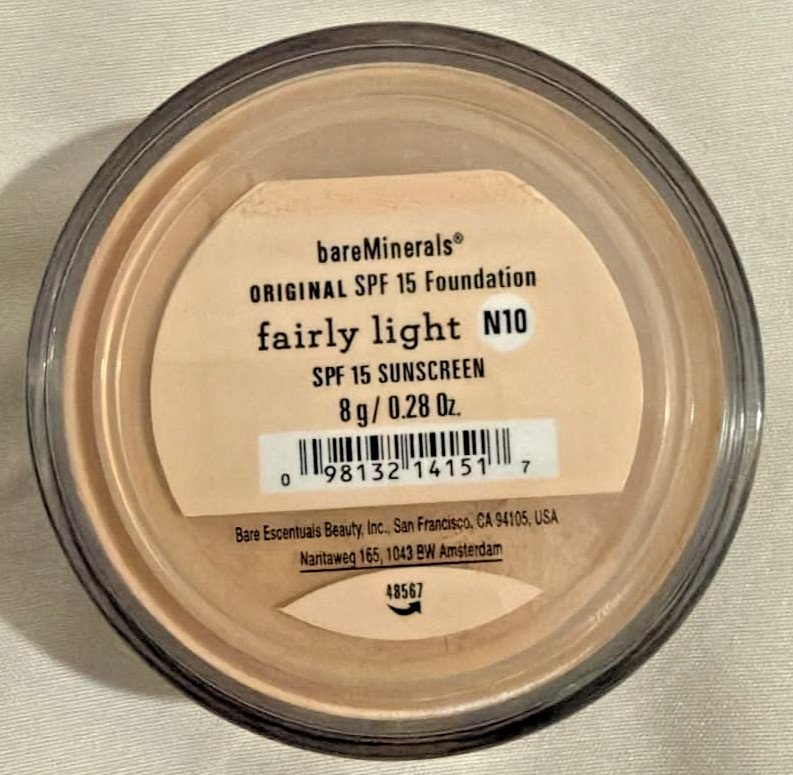 bareMinerals Original SPF 15 Foundation Fairly Light N10 8g 0.28oz