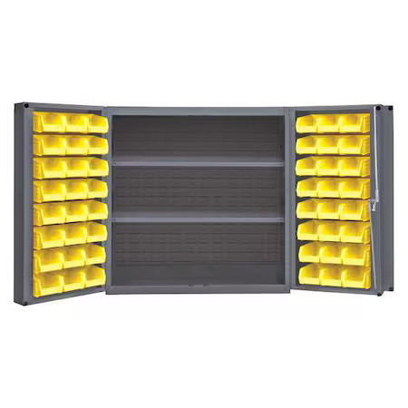 Durham Mfg Dc-243636-48-2S-95 Extra-Heavy Duty Bin Cabinet, 36 In W, 36 In H,