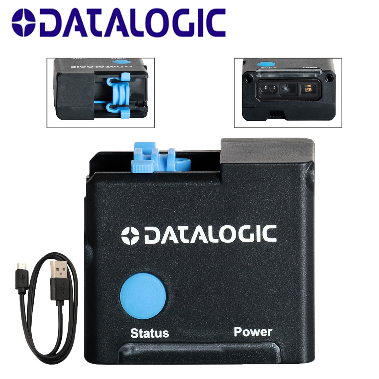 Datalogic GFS4520-BK-WHT Gryphon G4500 1D 2D Barcode Scanner w/USB Cable Kit