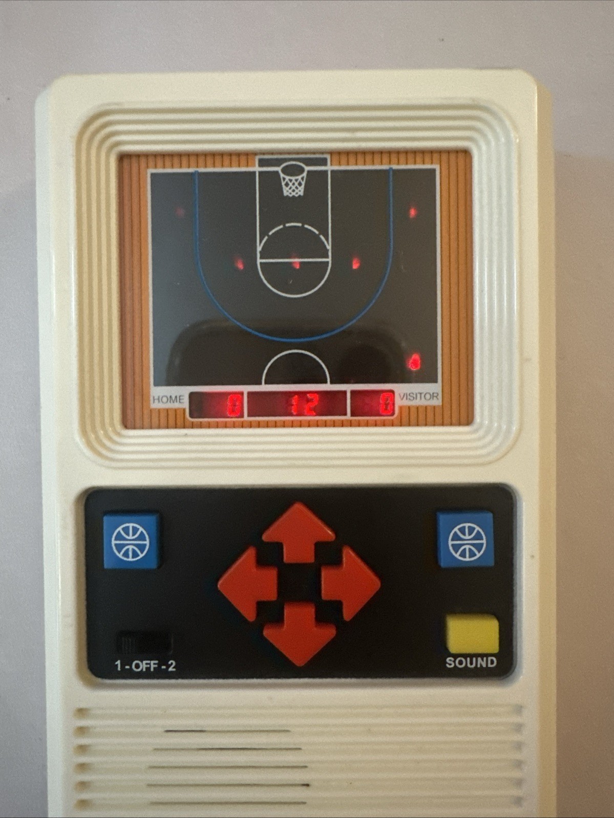 2014 Mattel Electronic Basketball Handheld Game Basic Fun