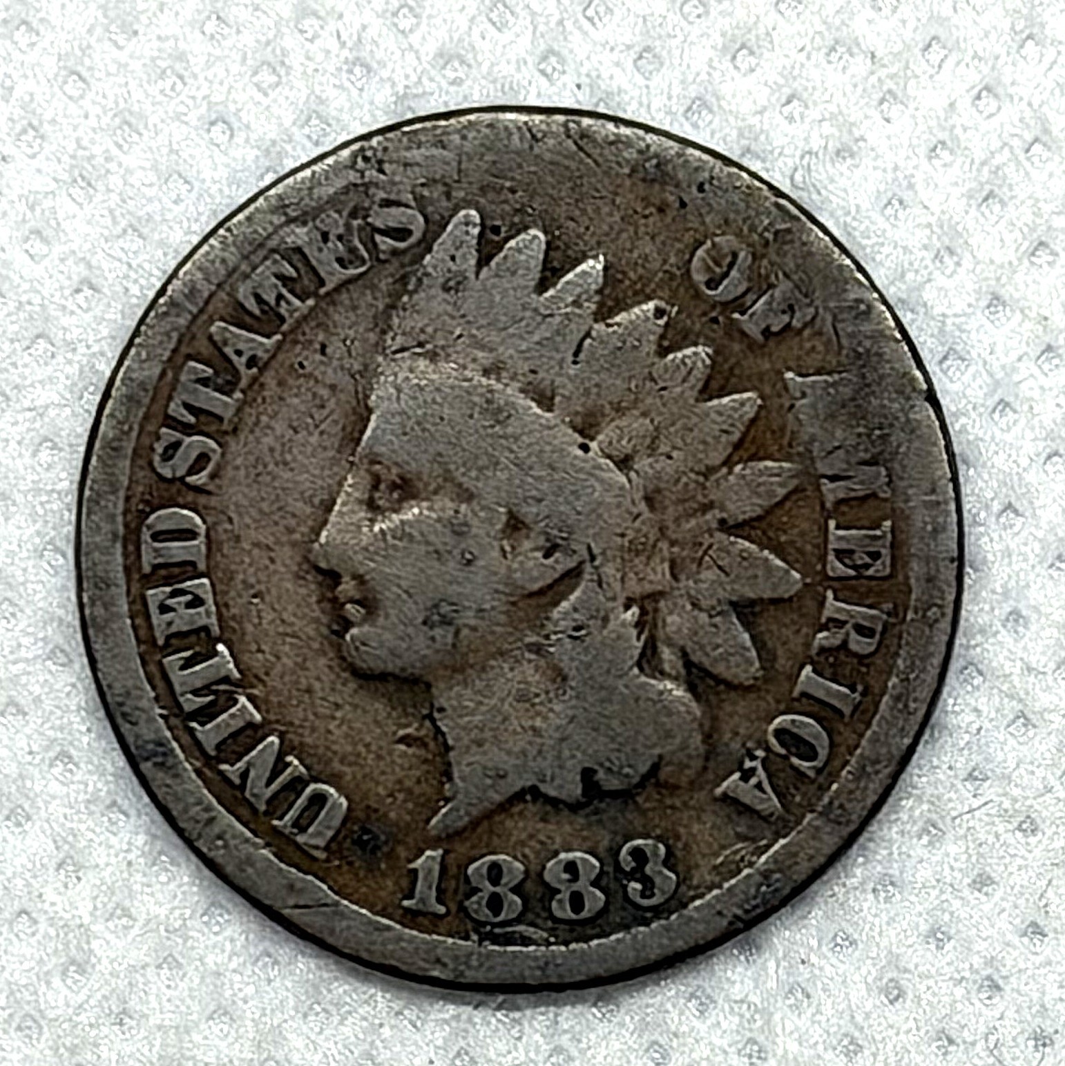 1883 Indian Head Penny One Cent - #4