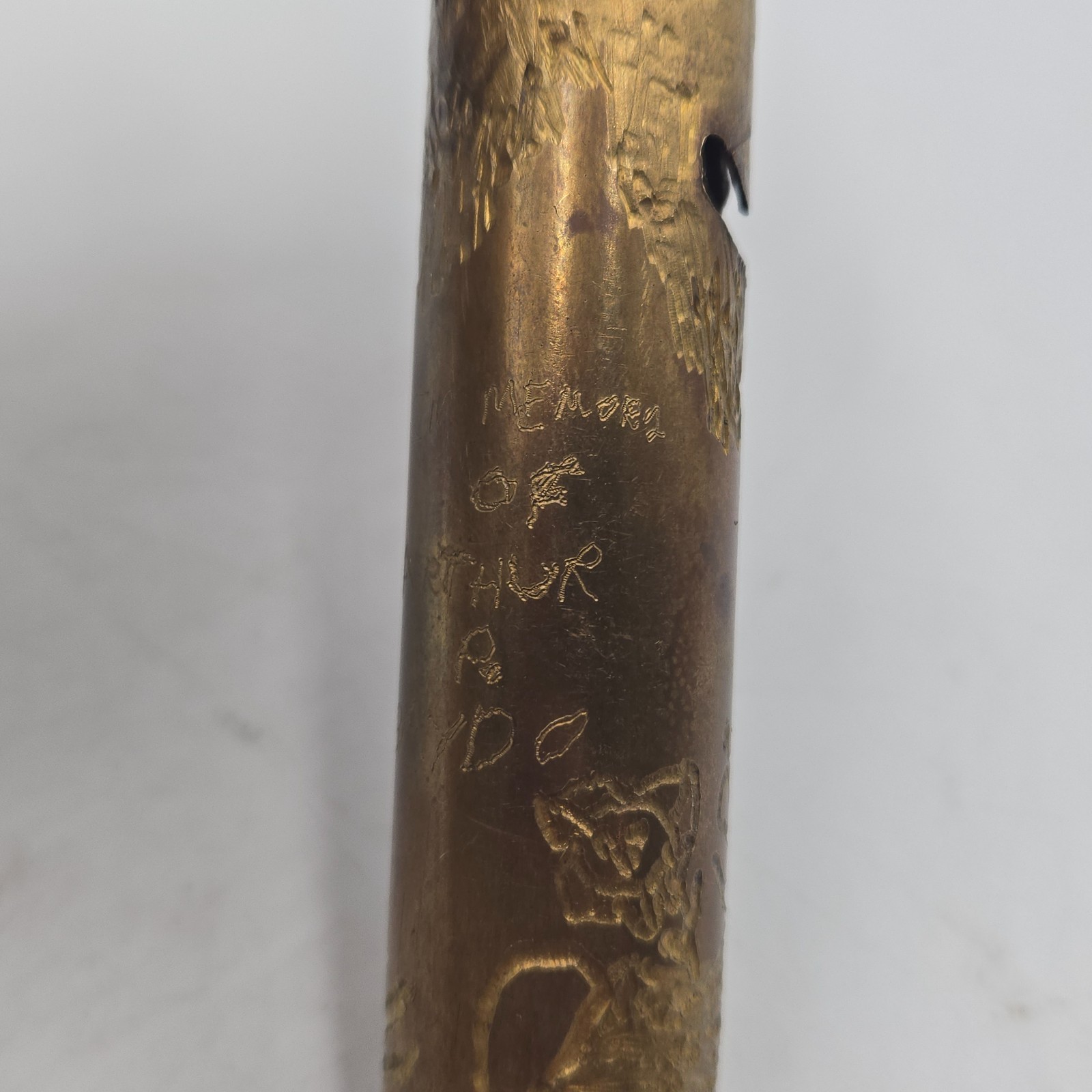 1942 20mm BBC Brass Casing Trench Art