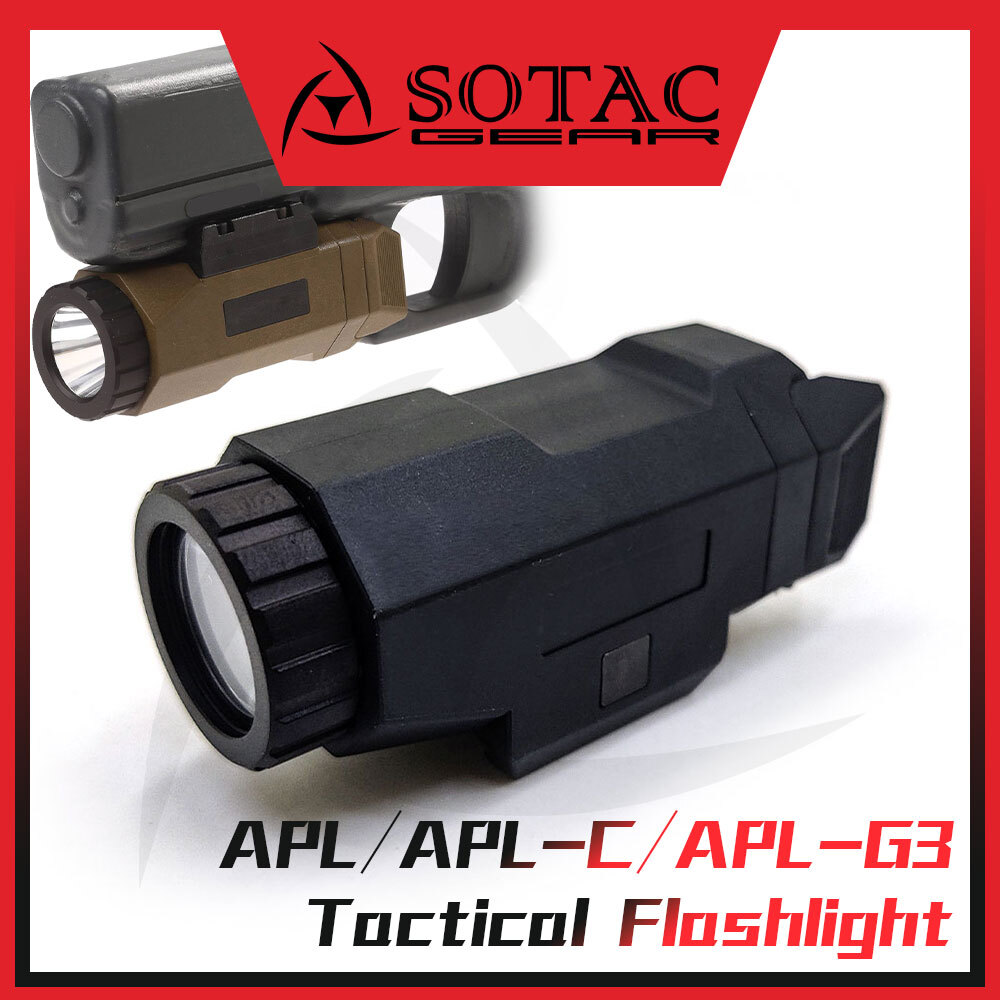 Tactical APL Flashlight Mini Constant/Momentary/Strobe 400 Lumen LED White Light