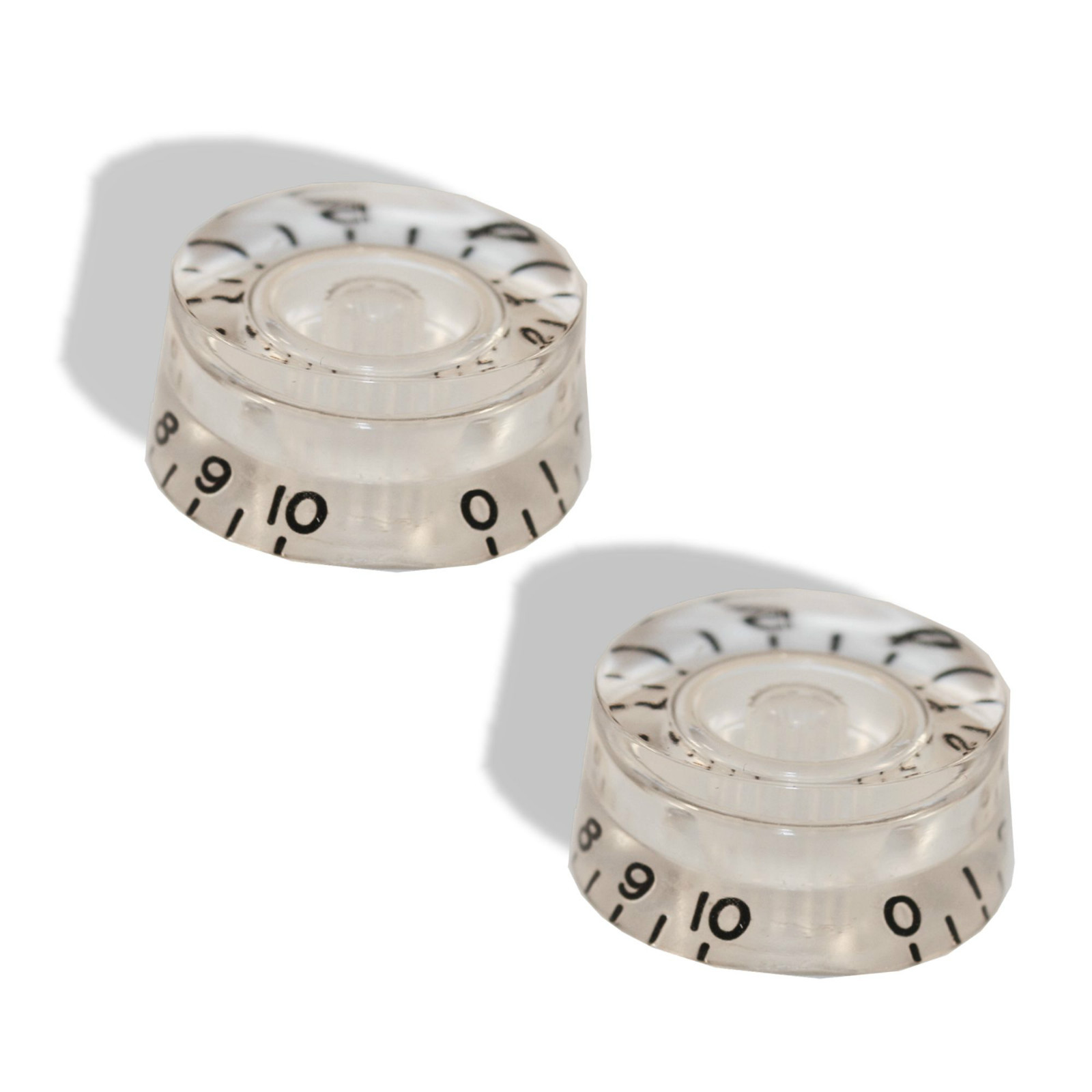 Knob Speed Style Clear 6mm Package of 2 Bitterroot 0811292CL-2P