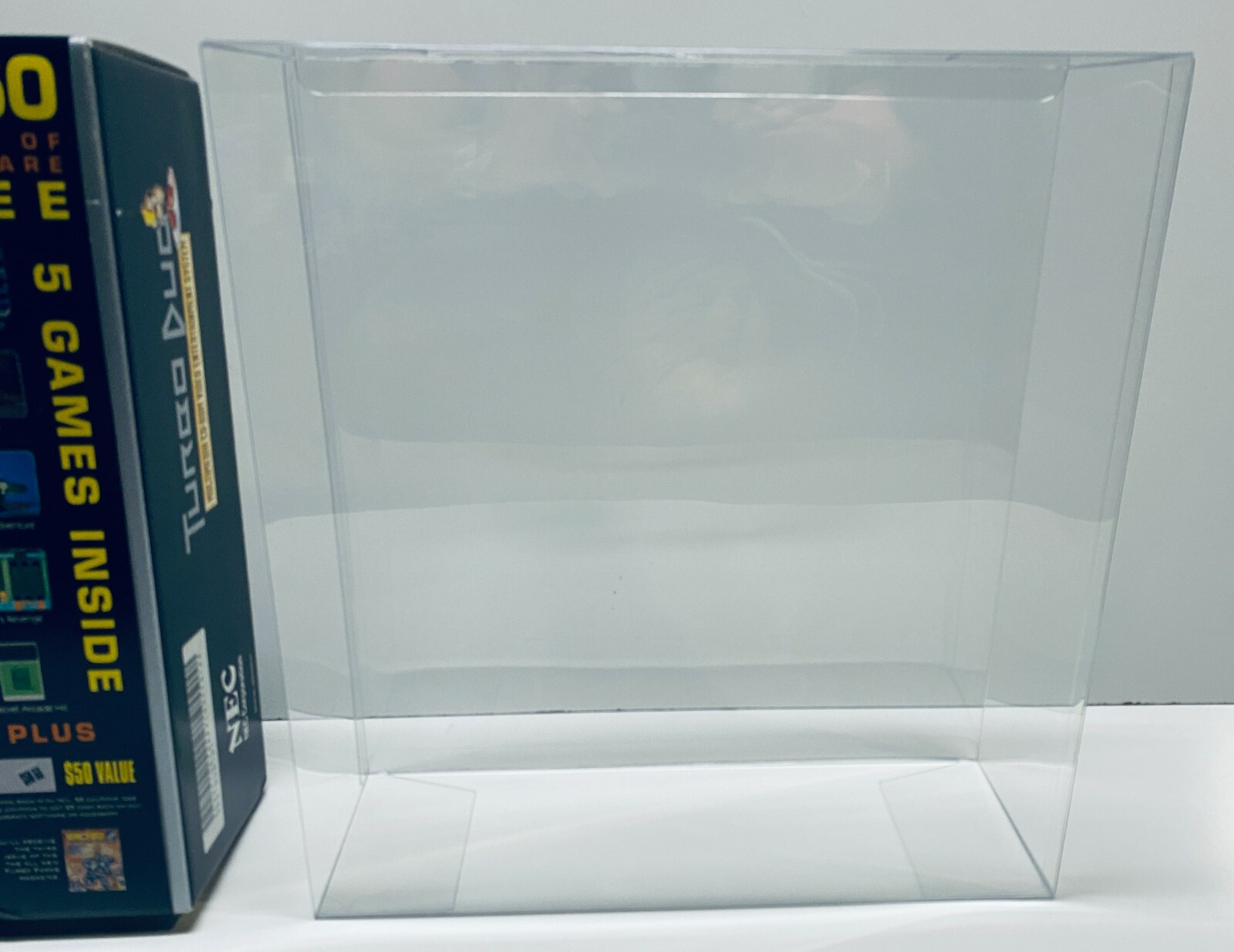 1 Console Box Protector For TURBO DUO  Custom Made Clear Display Case Turbografx