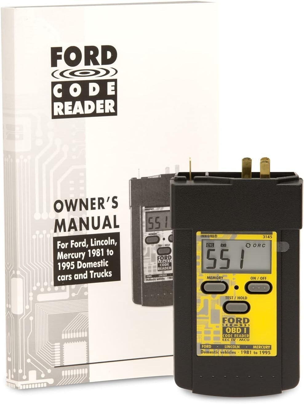 Code Reader Scanner OBD1 Trouble Codes Read MCU Electronics Ford Check Engine On