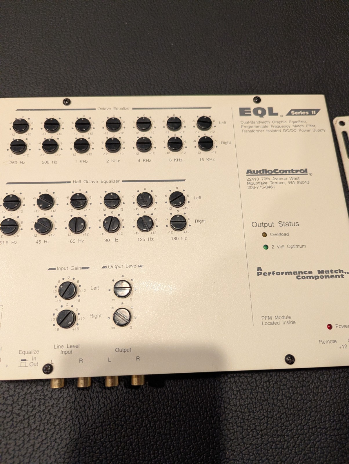 AudioControl EQL series ll vintage old school 2 units
