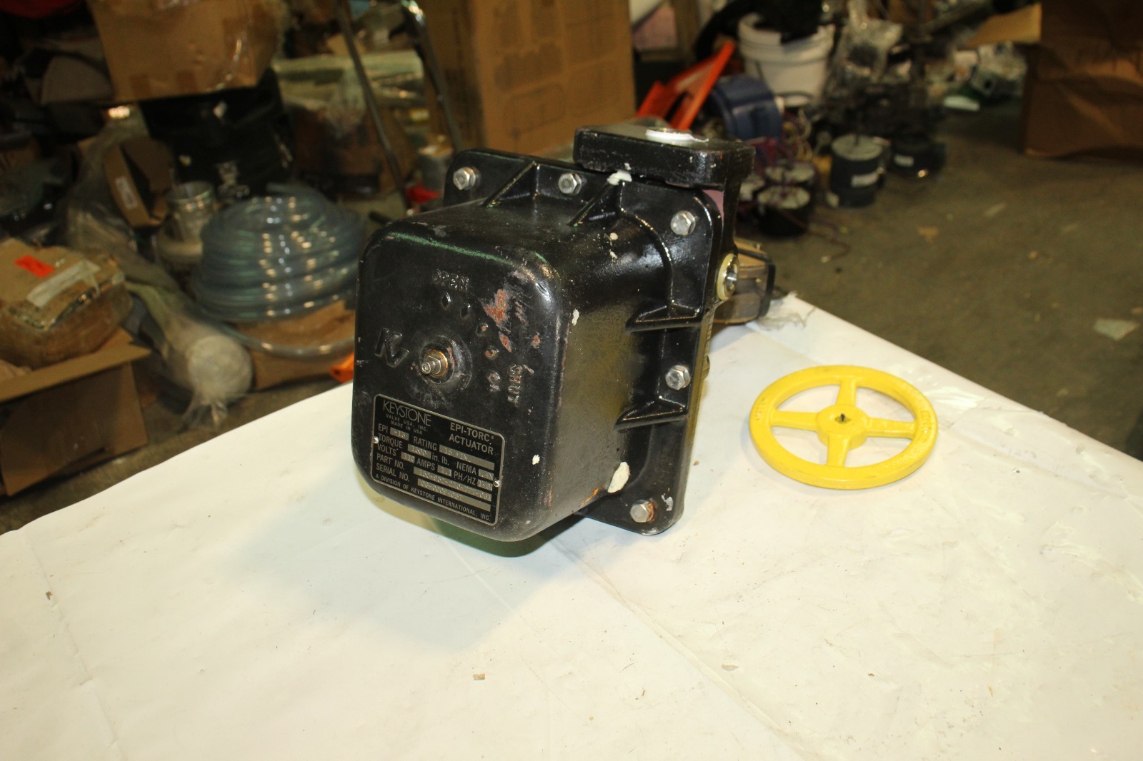 Keystone Fig 360-144 K-Lok Valve 3" Epi-Torc Actuator EPI-13 150-952-270-777-061