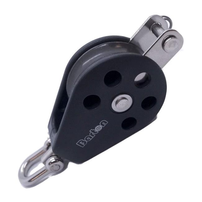 45 mm Plain Bearing Pulley Block Single Swivel Becket - Size 3 #N03131