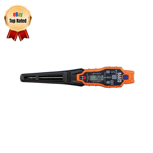 Digital Pocket Thermometer Klein Tools ET10 Magnetic HVAC Instant Read New