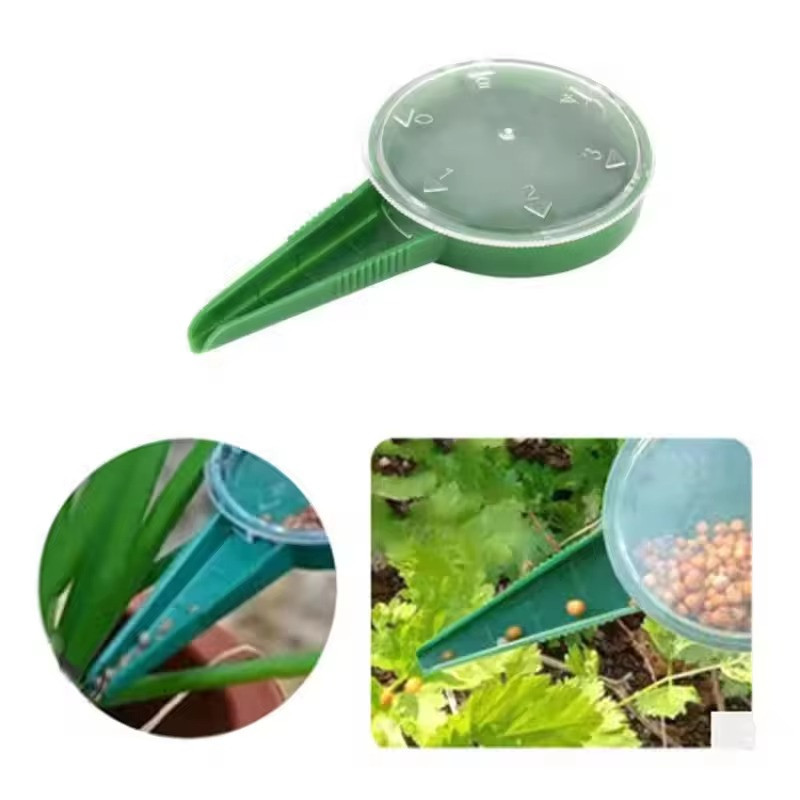 1 pc Garden Seed Sower Dispenser Tool Adjustable Seeder for Various Plant Seeds