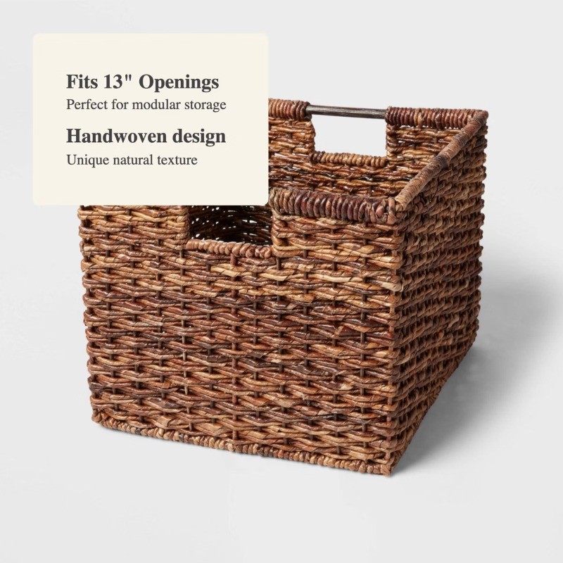 Large Woven Abaca Crate