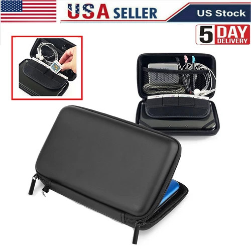 EVA Protective Travel Carrying Case Bag For New Nintendo DS Lite NDSL 3DS Black