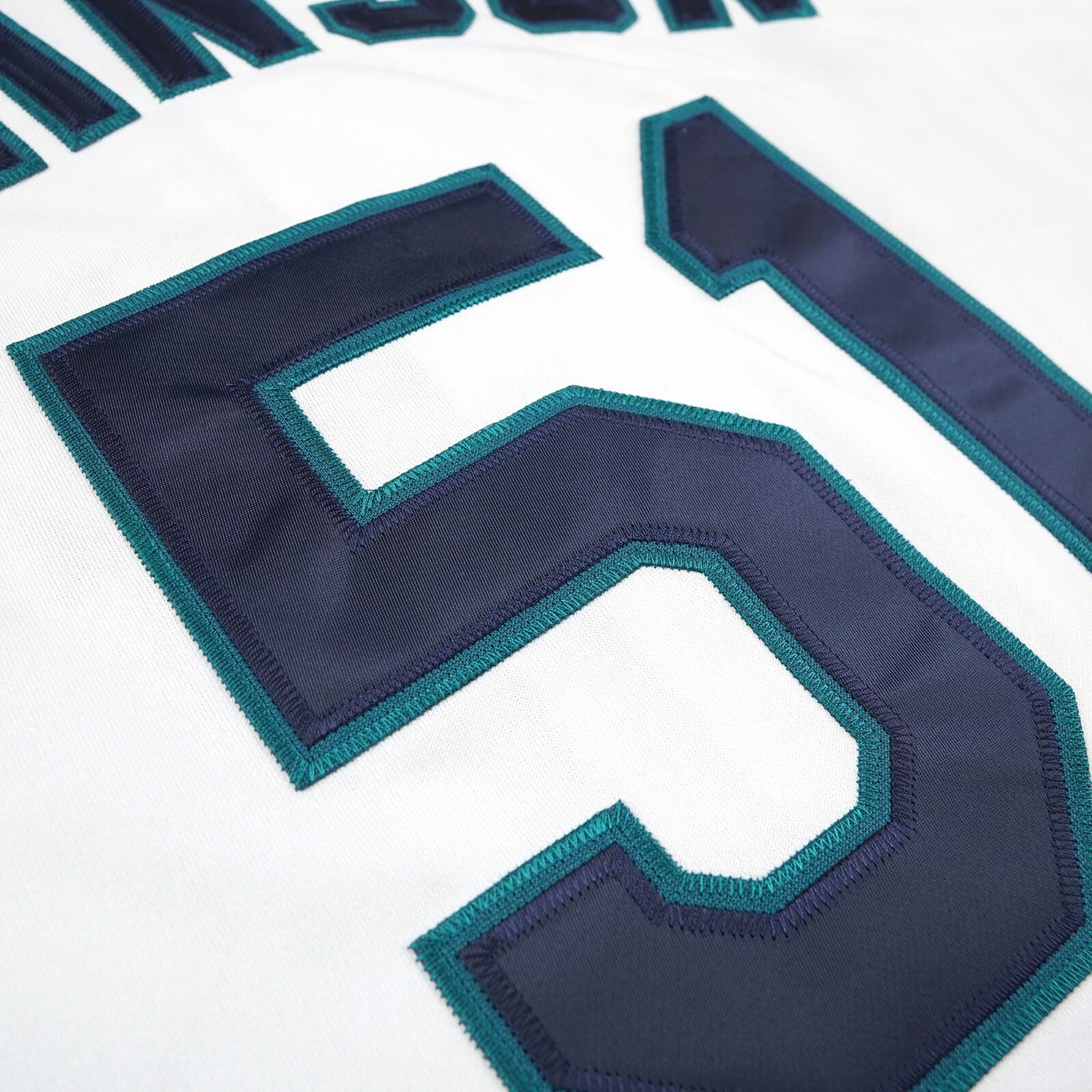 Randy Johnson 1994 Seattle Mariners Men's Home White Jersey w/ MLB 125th Patch