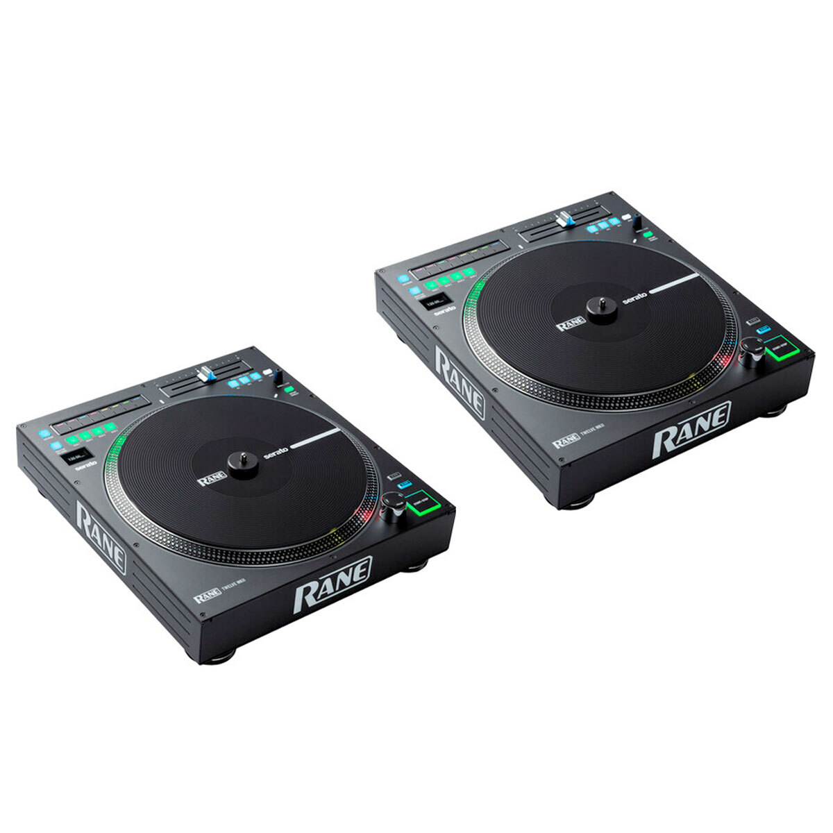 2X RANE TWELVE MKII 12” Motorized Turntable Controller w/True Vinyl-Like Touch
