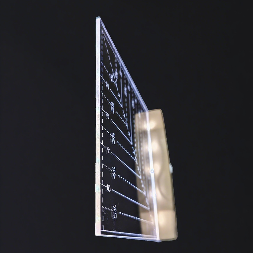 Transparent Glow Acrylic Quilting Ruler Durable Patchwork Ruler
