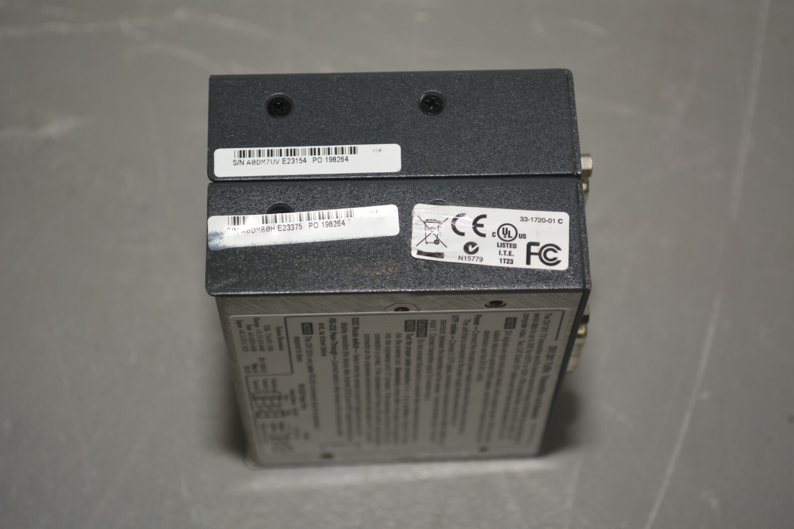 ^ Extron DVI 201 TX / RX Transmitter/Receiver #X1290