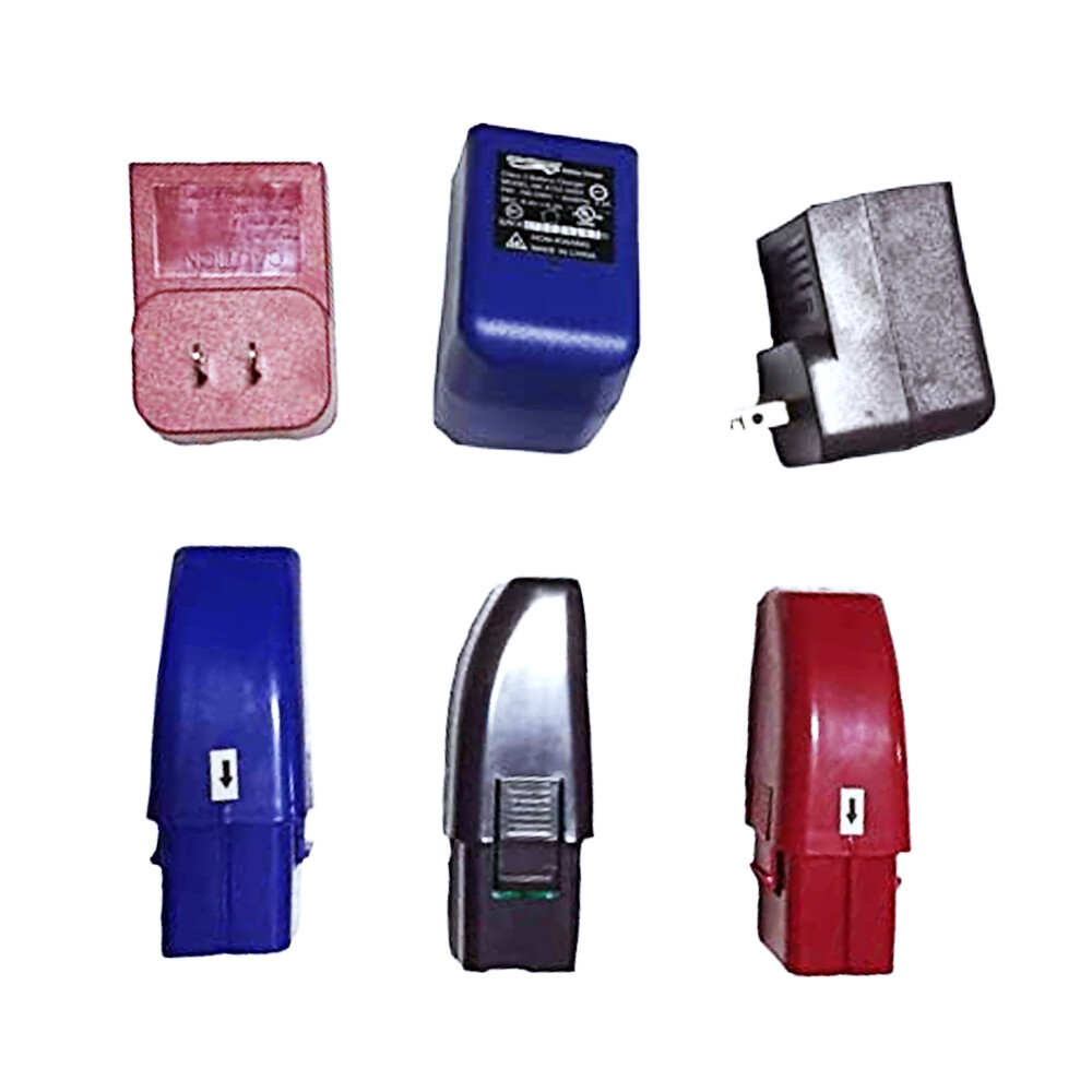 Wall Charger and Replacement Battery for Cordless Swivel Sweeper Max Models