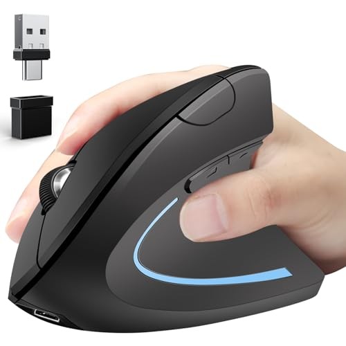 NEISES ERGONOMIC MOUSE WIRELESS BLUETOOTH VERTICAL MOUSE THREE-MODE CONNECTION