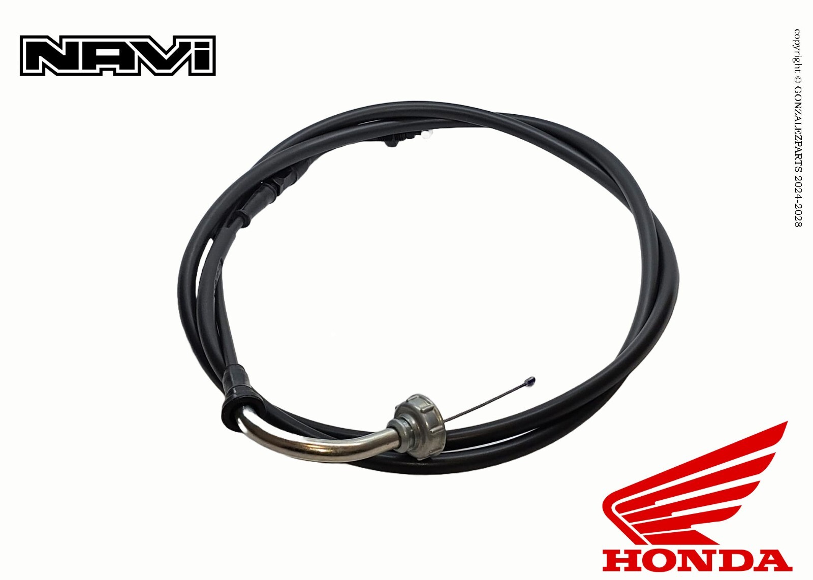 HONDA THROTTLE CABLE 2022-24 NAVI NVA110B GENUINE OEM NEW 06179-K74-A00