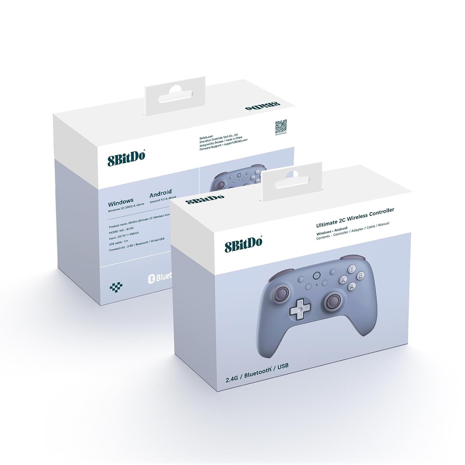 8BitDo Ultimate 2C Wireless 2.4G Hall Effect Gamepad Windows Android Blue