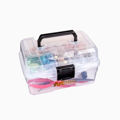 6890AG Project Box, Portable Art & Craft Organizer with Lift-Out Tray, Small