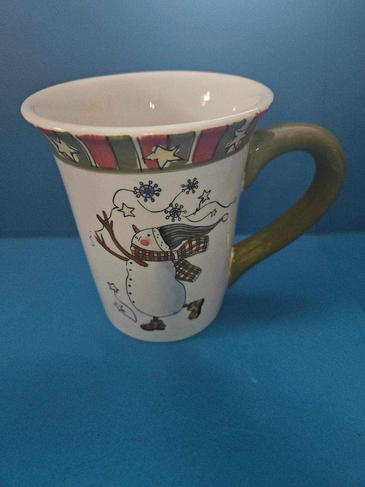SUSAN WINGETS, CHRISTMAS SNOWMAN MUG, EXCELLENT CONDITION, SEE PHOTOS