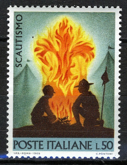 Italy 1968, Scouting VF MNH, Mi 1271
