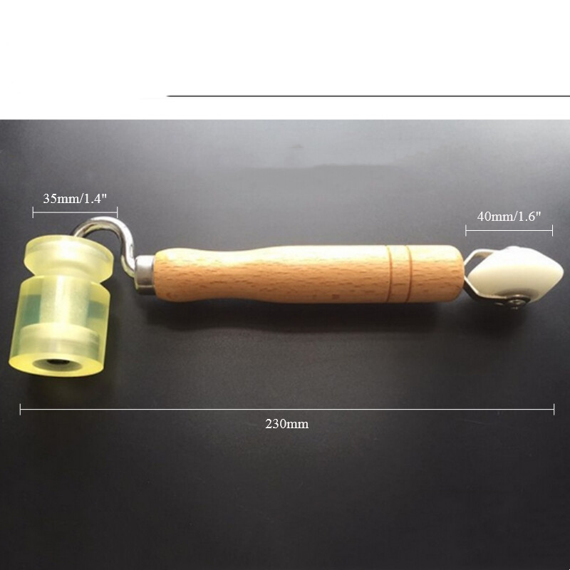 9'' Combo Seam Roller 1.4" / 1.6" Width PU Wheel External Corner Edge Roller