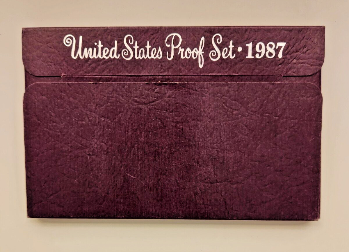 1987 UNITED STATES PROOF SET - San Francisco Mint, in original box.