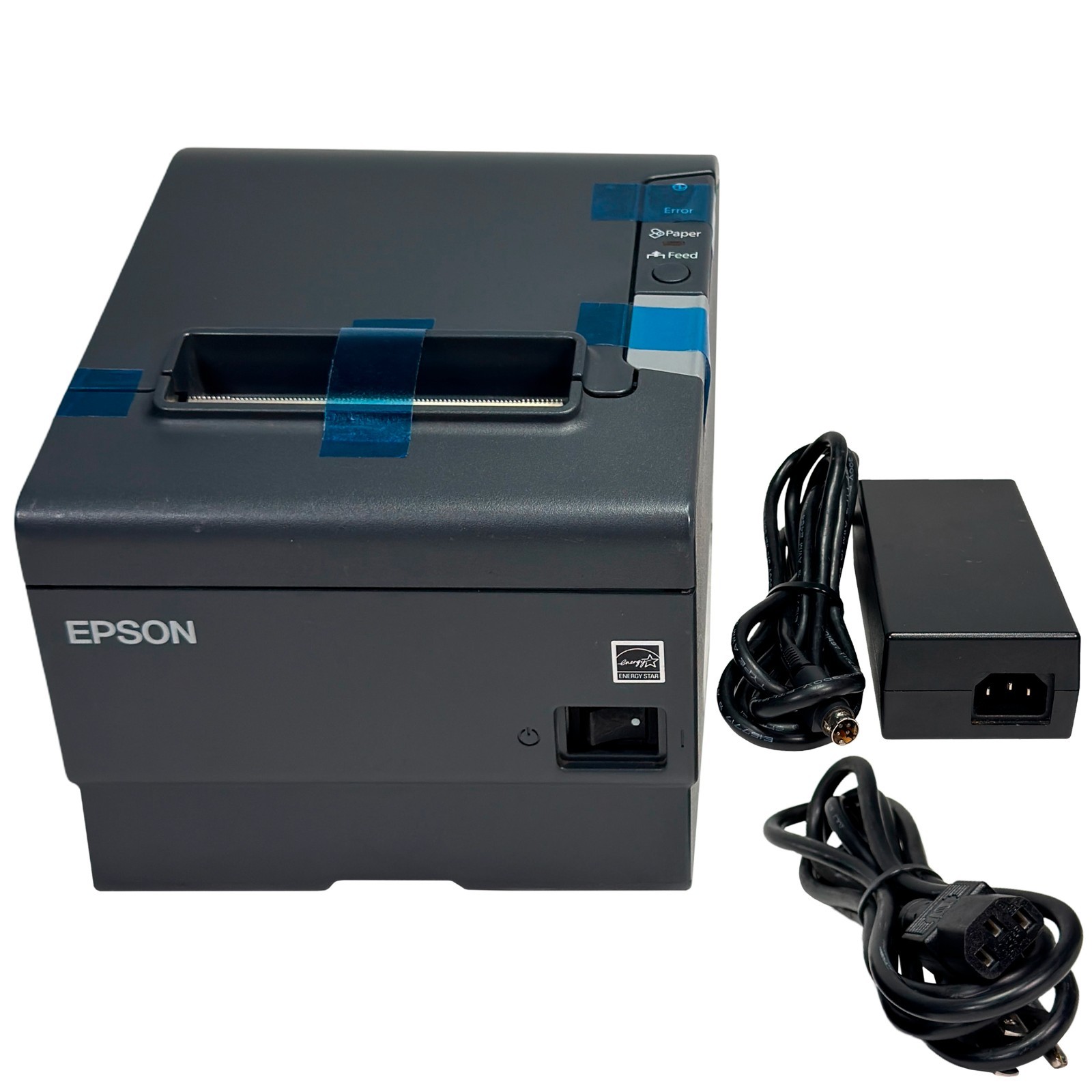 REFURBISHED Epson TM-T88V POS Compact Thermal Receipt Printer USB Serial Square