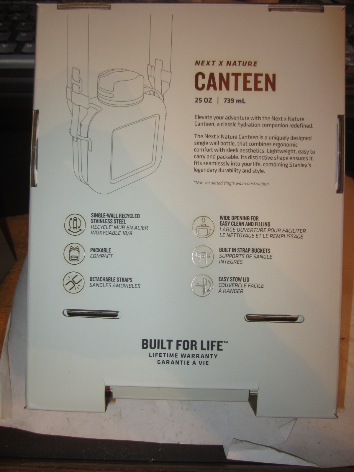 STANLEY Next X Nature Canteen 25 oz YELLOW NIB HARD TO FIND COLOR
