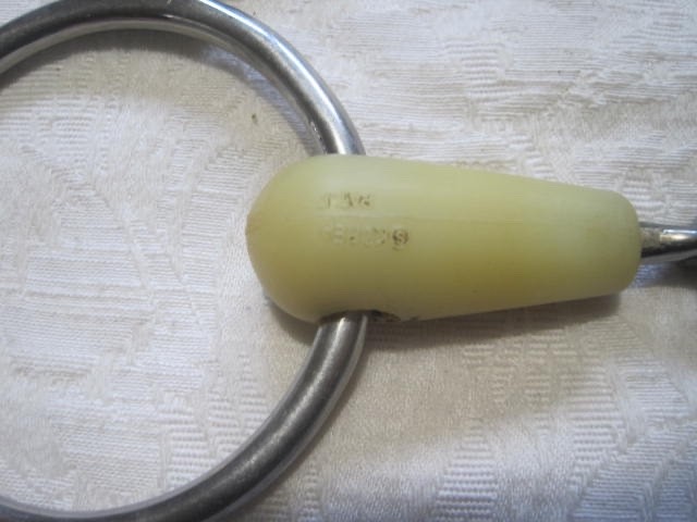 Happy Mouth Rubber 4- Ring Elevator French Link Snaffle 5''Horse Bit