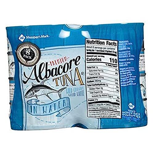 Member's Mark Solid White Albacore Tuna, 5 Ounce (Pack of 8) (4 Pack)