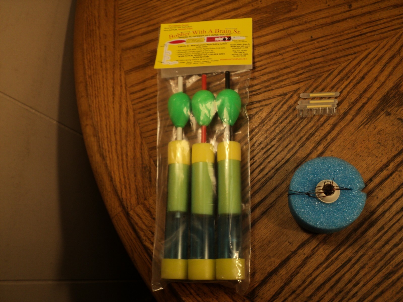 Bobber With A Brain Sr 3 Pack Slip Float Green Top Trout Bass Walleye Perch Carp