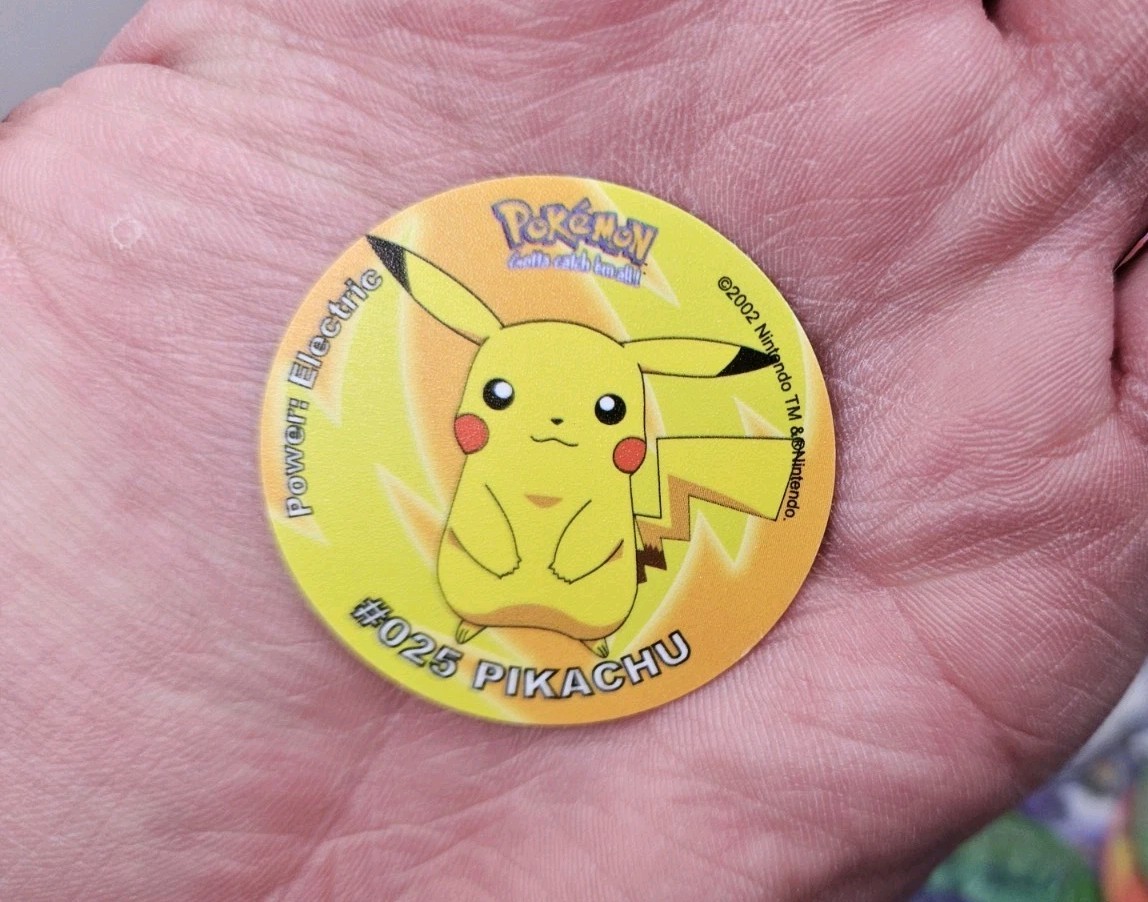 Pokemon Tazos 2002 Version Full Set Of 151 Pokemon Figures Tazos U.S Seller